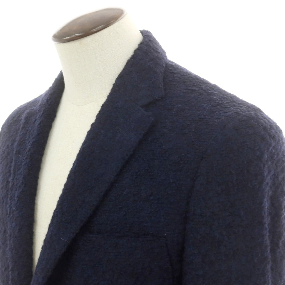 【中古】【未使用】バニョーリサルトリアナポリ BAGNOLI SARTORIA NAPOLI アルパカウール カジュアルジャケット ネイビー【 52 】【 状態ランクS 】【 メンズ 】