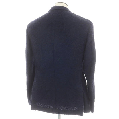 【中古】【未使用】バニョーリサルトリアナポリ BAGNOLI SARTORIA NAPOLI アルパカウール カジュアルジャケット ネイビー【 52 】【 状態ランクS 】【 メンズ 】