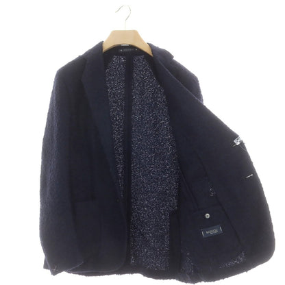 【中古】【未使用】バニョーリサルトリアナポリ BAGNOLI SARTORIA NAPOLI アルパカウール カジュアルジャケット ネイビー【 52 】【 状態ランクS 】【 メンズ 】