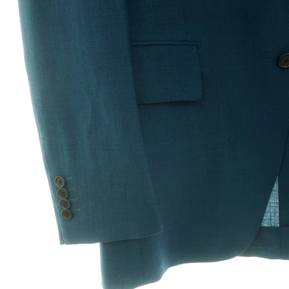 【中古】ソブリン SOVEREIGN ウール テーラードジャケット ダークブルーグリーン【 48 】【 状態ランクA 】【 メンズ 】