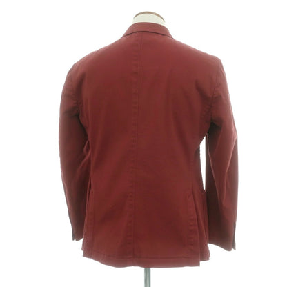 【中古】【未使用】トンボリーニ TOMBOLINI ストレッチコットン カジュアルジャケット マルーン【 48 】【 状態ランクS 】【 メンズ 】