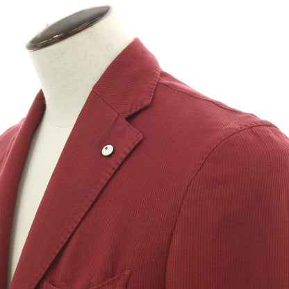 【中古】エルビーエム1911 L.B.M.1911 リネンコットン 2B カジュアルジャケット レッド【 50 】【 状態ランクA 】【 メンズ 】