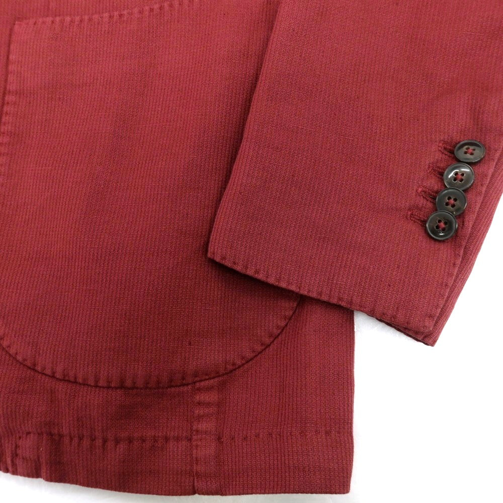 【中古】エルビーエム1911 L.B.M.1911 リネンコットン 2B カジュアルジャケット レッド【 50 】【 状態ランクA 】【 メンズ 】