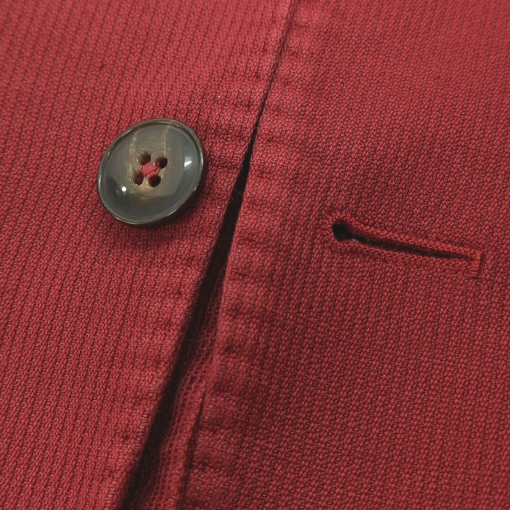 【中古】エルビーエム1911 L.B.M.1911 リネンコットン 2B カジュアルジャケット レッド【 50 】【 状態ランクA 】【 メンズ 】