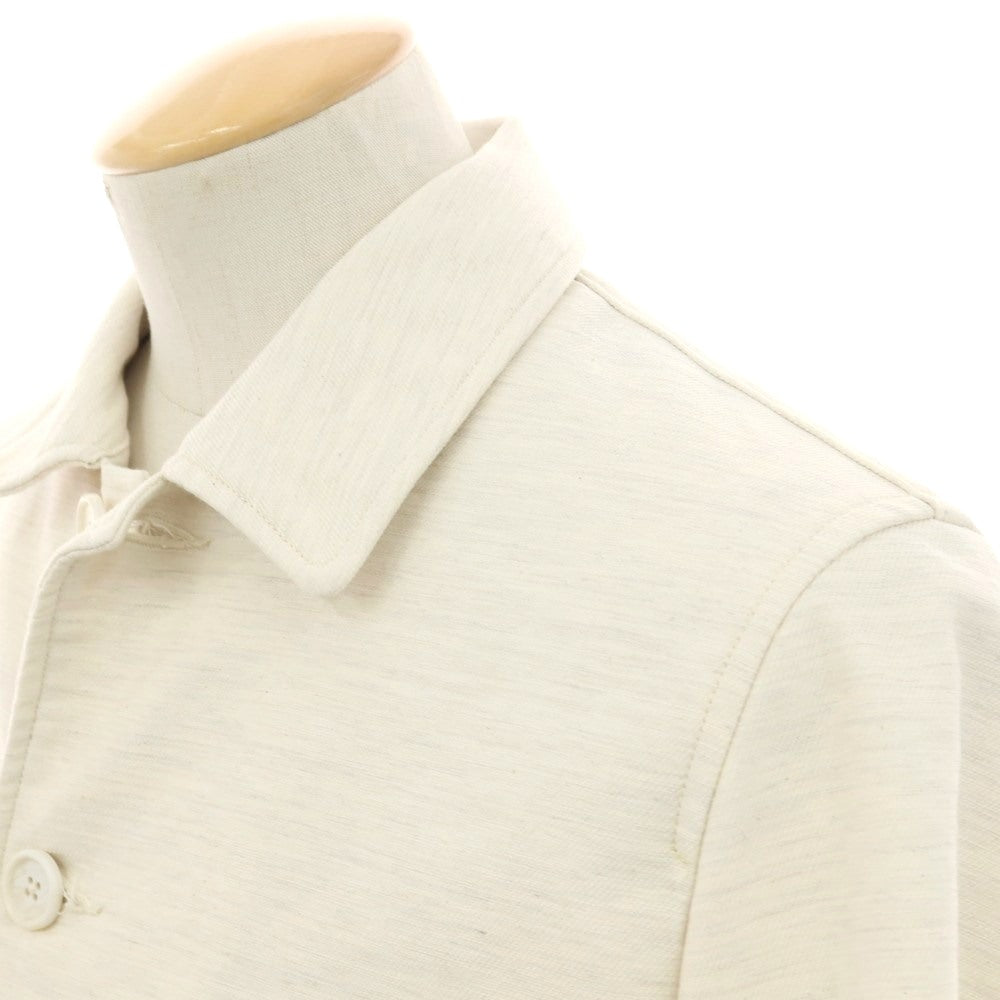 【中古】【未使用】ハリス Harriss ストレッチ コットン ブルゾン アイボリー【 40 】【 状態ランクS 】【 メンズ 】