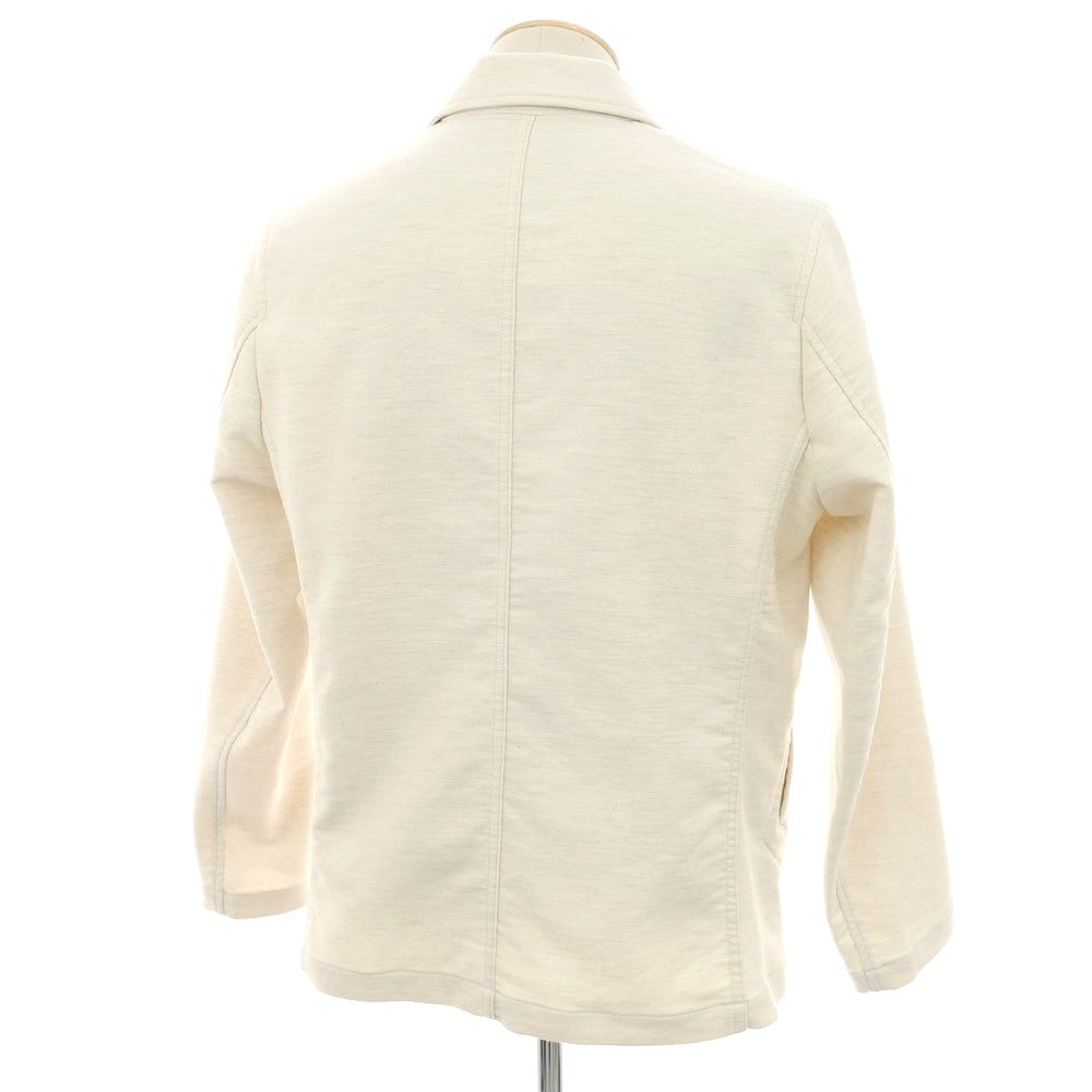 【中古】【未使用】ハリス Harriss ストレッチ コットン ブルゾン アイボリー【 40 】【 状態ランクS 】【 メンズ 】