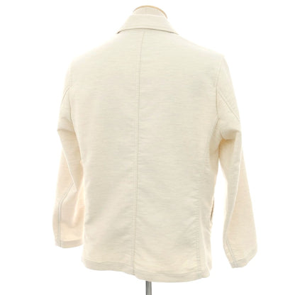 【中古】【未使用】ハリス Harriss ストレッチ コットン ブルゾン アイボリー【 40 】【 状態ランクS 】【 メンズ 】