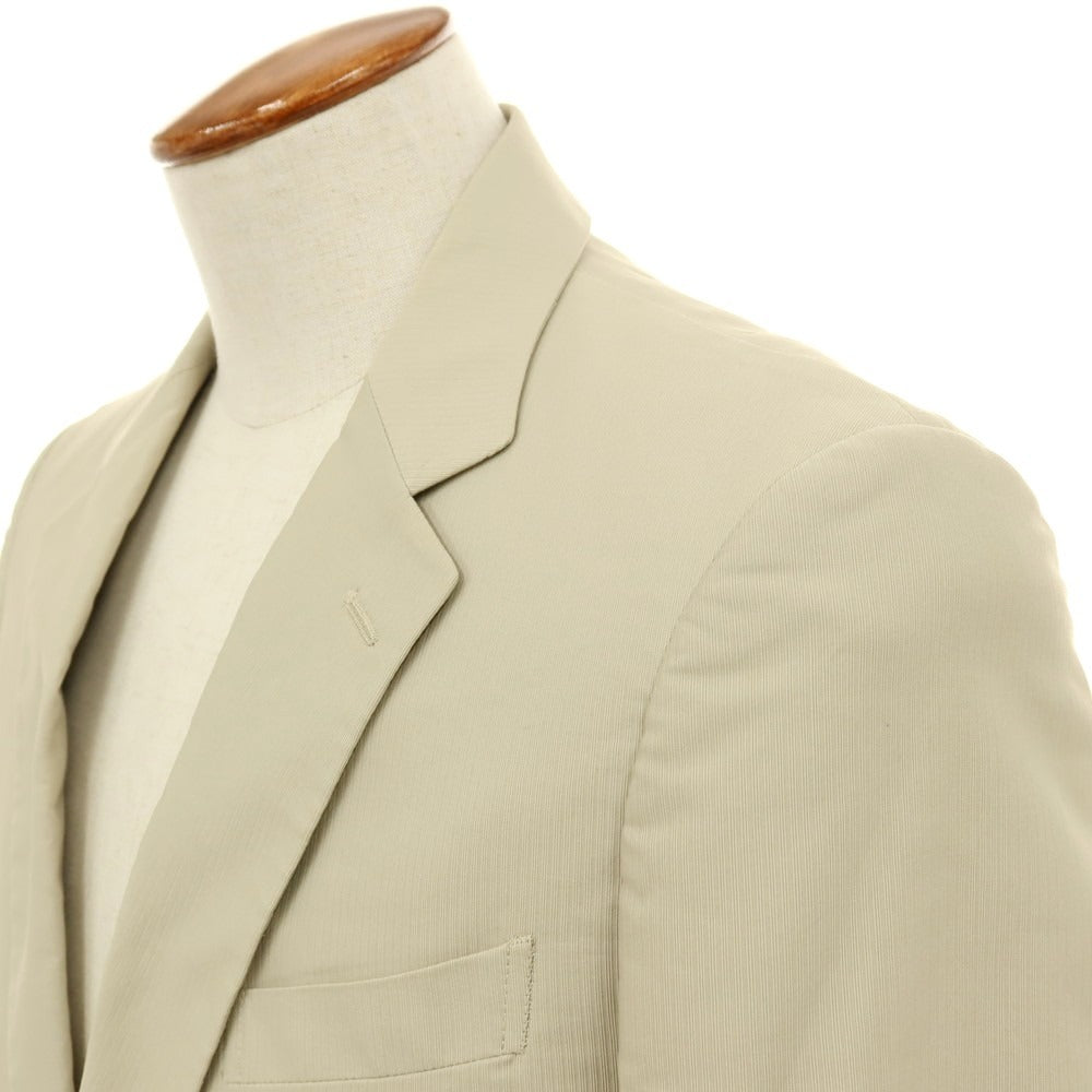 【中古】アレグリ Allegri コットン 2つボタンスーツ ライトベージュ【サイズ上48/下85】【 状態ランクB 】【 メンズ 】