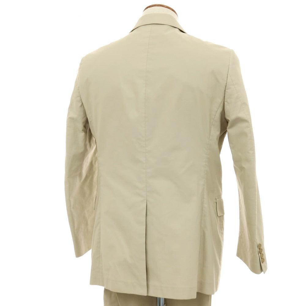 【中古】アレグリ Allegri コットン 2つボタンスーツ ライトベージュ【サイズ上48/下85】【 状態ランクB 】【 メンズ 】