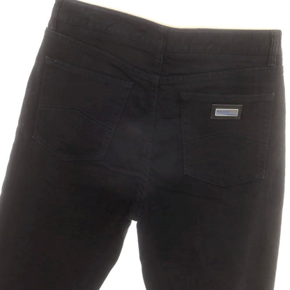 【中古】アルマーニ コレッツォーニ ARMANI COLLEZIONI ストレッチ コットン デニムパンツ ブラック【 31 】【 状態ランクA 】【 メンズ 】