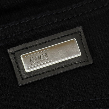 【中古】アルマーニ コレッツォーニ ARMANI COLLEZIONI ストレッチ コットン デニムパンツ ブラック【 31 】【 状態ランクA 】【 メンズ 】