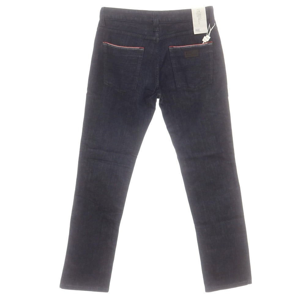 【中古】【未使用】アルマーニ コレッツォーニ ARMANI COLLEZIONI ストレッチ コットン ジーンズ デニムパンツ ネイビー【 31 】【 状態ランクS 】【 メンズ 】