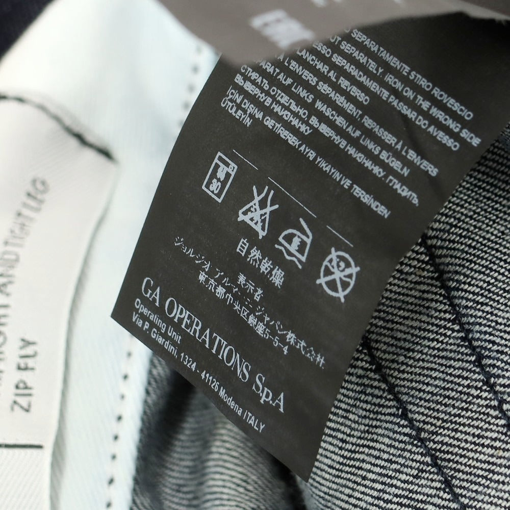 【中古】【未使用】アルマーニ コレッツォーニ ARMANI COLLEZIONI ストレッチ コットン ジーンズ デニムパンツ ネイビー【 31 】【 状態ランクS 】【 メンズ 】