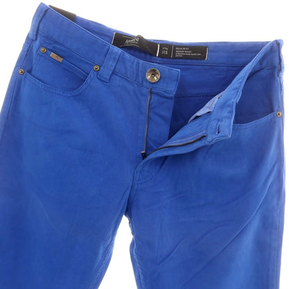 【中古】アルマーニ コレッツォーニ ARMANI COLLEZIONI ストレッチ コットン 5ポケットパンツ ブルー【 31 】【 状態ランクC 】【 メンズ 】
