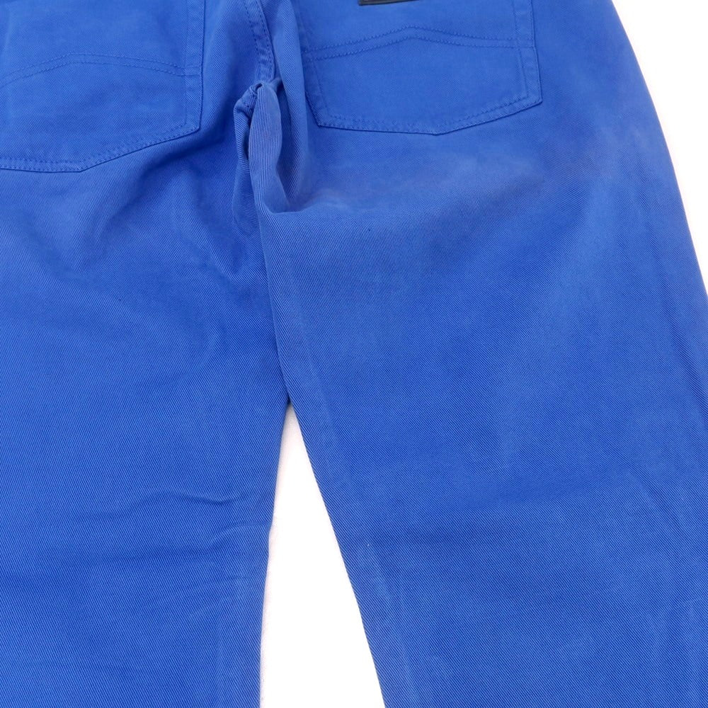 【中古】アルマーニ コレッツォーニ ARMANI COLLEZIONI ストレッチ コットン 5ポケットパンツ ブルー【 31 】【 状態ランクC 】【 メンズ 】