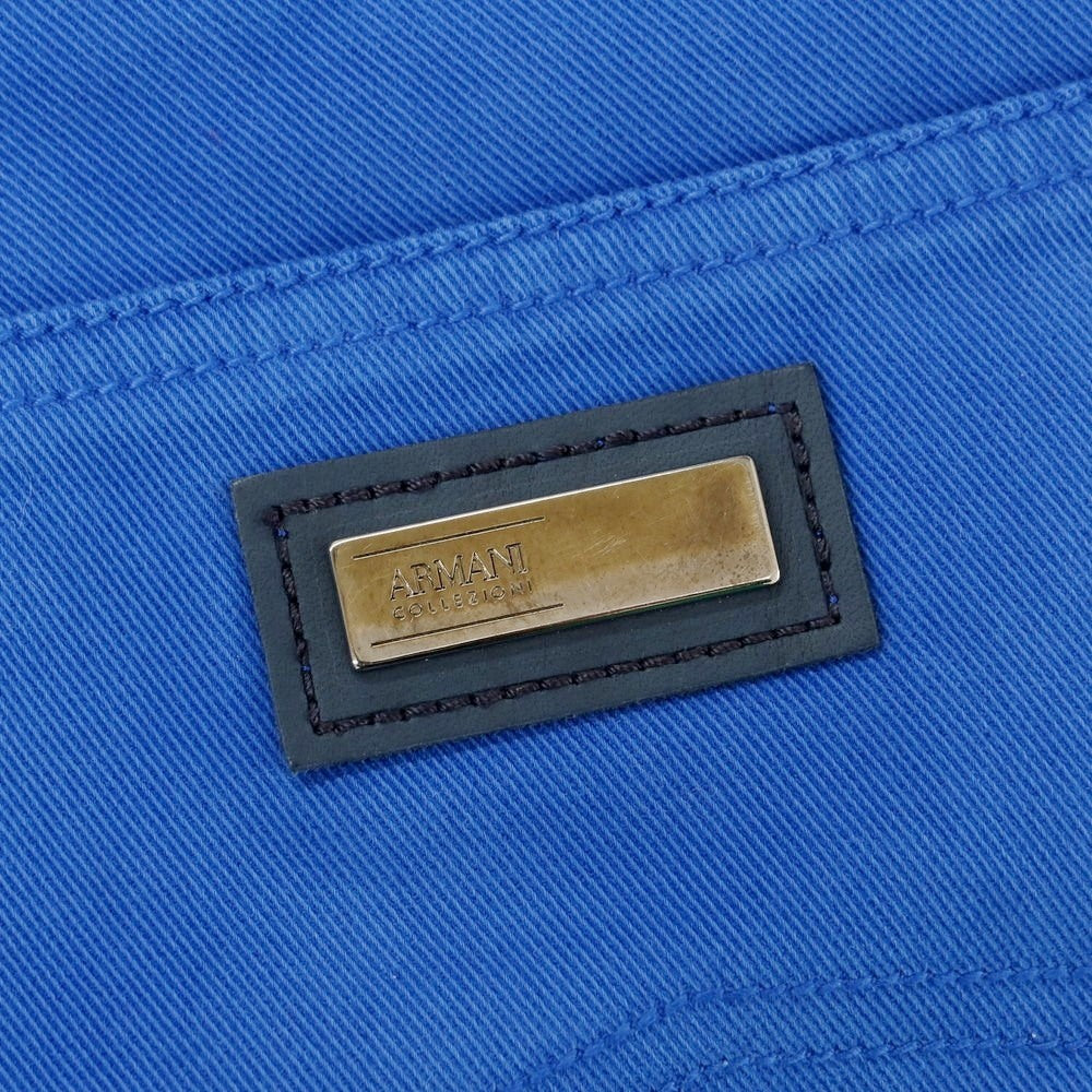 【中古】アルマーニ コレッツォーニ ARMANI COLLEZIONI ストレッチ コットン 5ポケットパンツ ブルー【 31 】【 状態ランクC 】【 メンズ 】