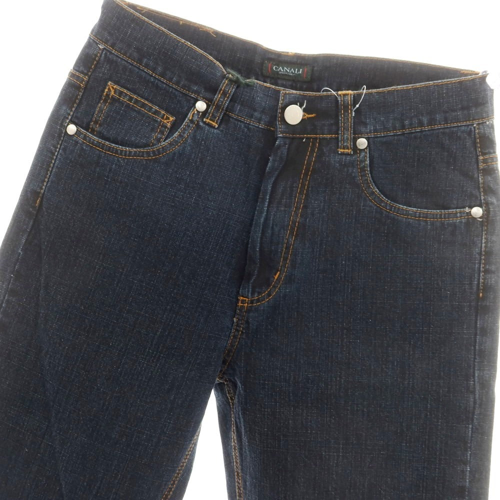 【中古】カナーリ CANALI ストレッチ コットン ジーンズ デニムパンツ ネイビー【 467 】【 状態ランクC 】【 メンズ 】