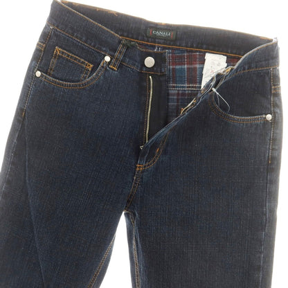 【中古】カナーリ CANALI ストレッチ コットン ジーンズ デニムパンツ ネイビー【 467 】【 状態ランクC 】【 メンズ 】