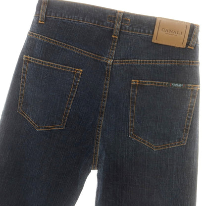 【中古】カナーリ CANALI ストレッチ コットン ジーンズ デニムパンツ ネイビー【 467 】【 状態ランクC 】【 メンズ 】
