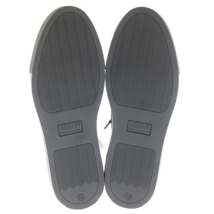 【中古】【未使用】アルマーニ コレッツォーニ ARMANI COLLEZIONI スエード ローカット スニーカー グレー【 40 】【 状態ランクS 】【 メンズ 】