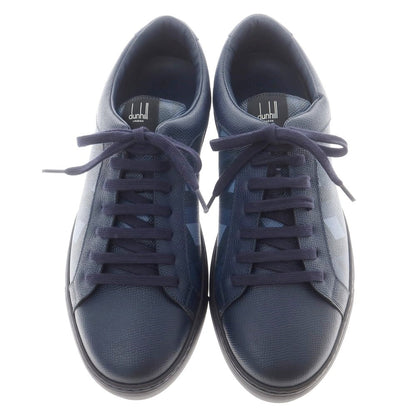 【中古】【未使用】ダンヒル Dunhill レザー ローカット スニーカー ネイビー【 41 】【 状態ランクS 】【 メンズ 】