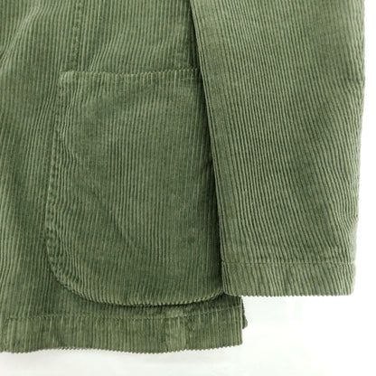 【中古】バグッタ Bagutta ストレッチコーデュロイ カジュアルジャケット グラスグリーン【 46 】【 状態ランクC 】【 メンズ 】
