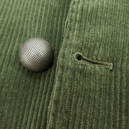 【中古】バグッタ Bagutta ストレッチコーデュロイ カジュアルジャケット グラスグリーン【 46 】【 状態ランクB 】【 メンズ 】