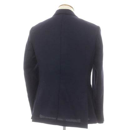 【中古】アレッサンドロジレス ALESSANDRO GILLES ウール テーラードジャケット ネイビー【 46 】【 状態ランクB 】【 メンズ 】