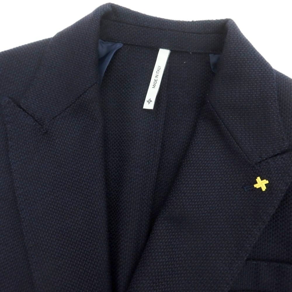 【中古】アレッサンドロジレス ALESSANDRO GILLES ウール テーラードジャケット ネイビー【 46 】【 状態ランクB 】【 メンズ 】