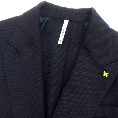 【中古】アレッサンドロジレス ALESSANDRO GILLES ウール テーラードジャケット ネイビー【 46 】【 状態ランクB 】【 メンズ 】