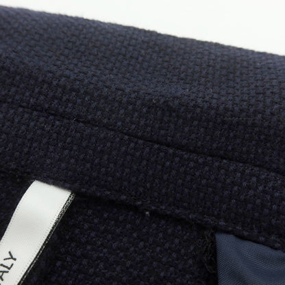 【中古】アレッサンドロジレス ALESSANDRO GILLES ウール テーラードジャケット ネイビー【 46 】【 状態ランクB 】【 メンズ 】