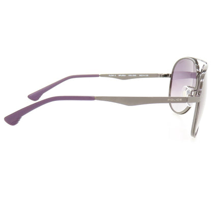 【中古】ポリス POLICE FLOW5 ティアドロップ サングラス ダークパープル系【 60□14 135 】【 状態ランクA 】【 メンズ 】