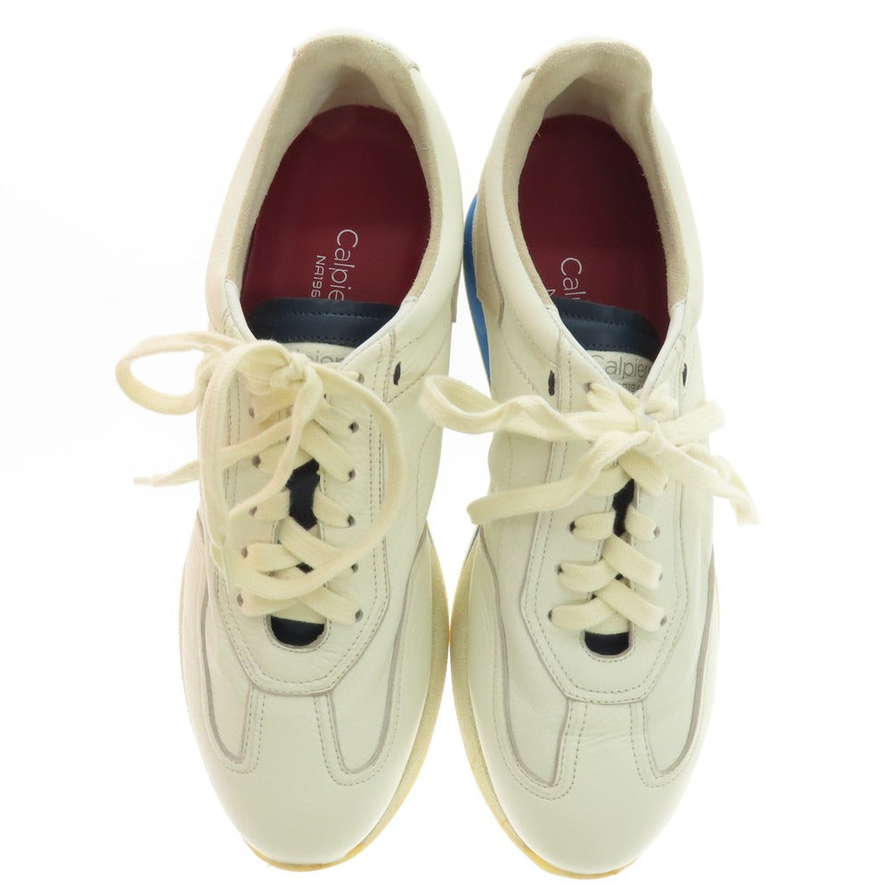 【中古】カルピエッレ Calpierre スニーカー ホワイト【 41（箱表記） 】【 状態ランクB 】【 メンズ 】