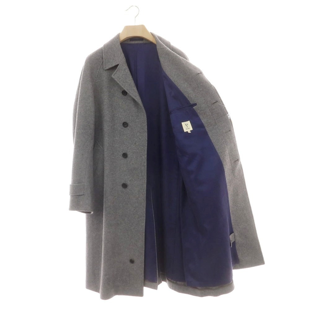 【中古】サイ Scye ウールナイロン ステンカラーコート グレー【 38 】【 状態ランクB 】【 メンズ 】