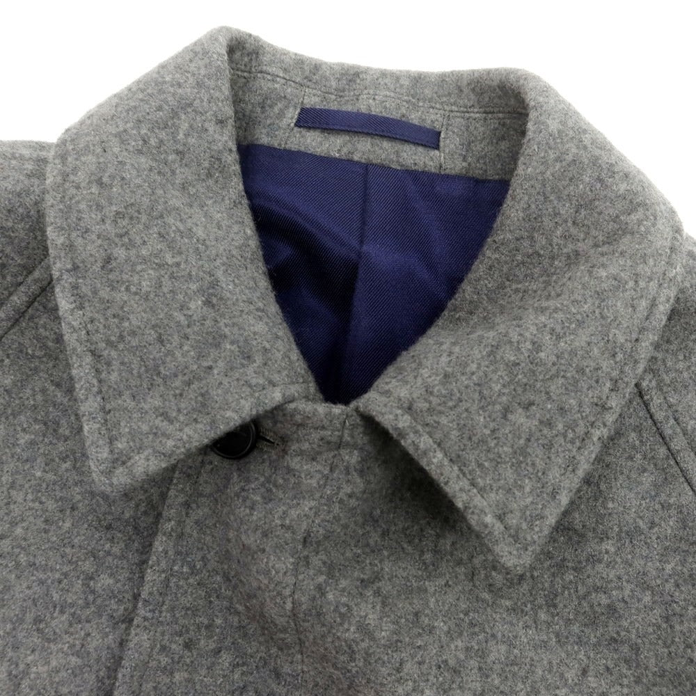 【中古】サイ Scye ウールナイロン ステンカラーコート グレー【 38 】【 状態ランクB 】【 メンズ 】
