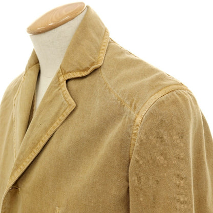 【中古】プライベートホワイト Private White V.C. コットン 3つボタンスーツ ベージュ【サイズ上S/下30】【 状態ランクB 】【 メンズ 】