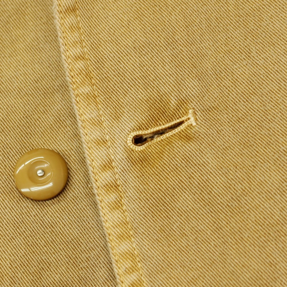 【中古】プライベートホワイト Private White V.C. コットン 3つボタンスーツ ベージュ【サイズ上S/下30】【 状態ランクB 】【 メンズ 】