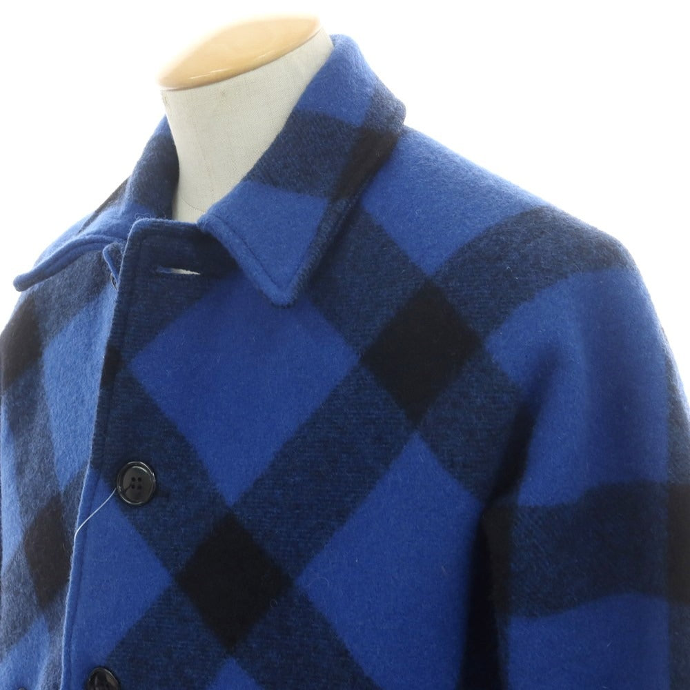 【中古】フィルソン FILSON ウール チェック ダブルマッキーノクルーザーブルゾン ブルーxブラック【 40 】【 状態ランクB 】【 メンズ 】