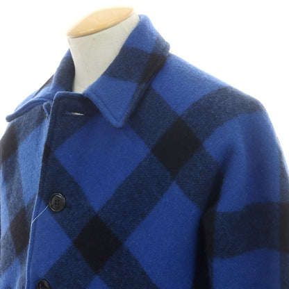 【中古】フィルソン FILSON ウール チェック ダブルマッキーノクルーザーブルゾン ブルーxブラック【 40 】【 状態ランクB 】【 メンズ 】
