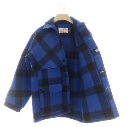 【中古】フィルソン FILSON ウール チェック ダブルマッキーノクルーザーブルゾン ブルーxブラック【 40 】【 状態ランクB 】【 メンズ 】