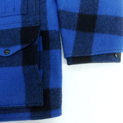 【中古】フィルソン FILSON ウール チェック ダブルマッキーノクルーザーブルゾン ブルーxブラック【 40 】【 状態ランクB 】【 メンズ 】