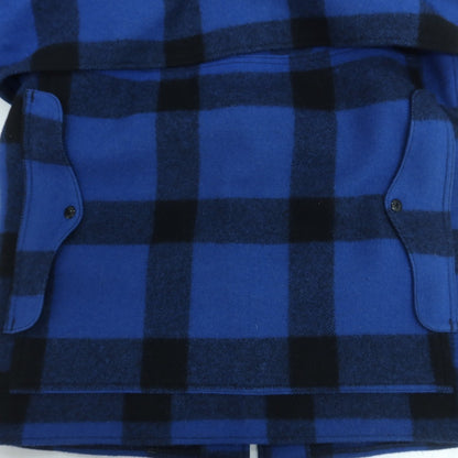 【中古】フィルソン FILSON ウール チェック ダブルマッキーノクルーザーブルゾン ブルーxブラック【 40 】【 状態ランクB 】【 メンズ 】
