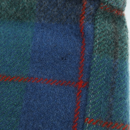 【中古】ジョンソンウーレンミルズ Johnson Woolen Mills チェックウールブルゾン グリーン【 16 】【 状態ランクC 】【 メンズ 】