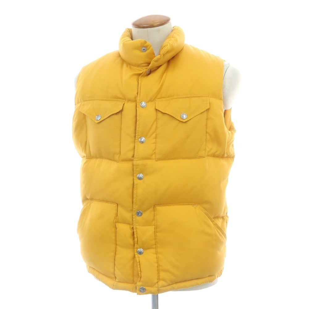 【中古】ザノースフェイスパープルレーベル THE NORTH FACE PURPLE LABEL ナイロン ダウンベスト イエロー【 M 】【 状態ランクC 】【 メンズ 】