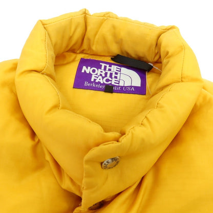 【中古】ザノースフェイスパープルレーベル THE NORTH FACE PURPLE LABEL ナイロン ダウンベスト イエロー【 M 】【 状態ランクC 】【 メンズ 】