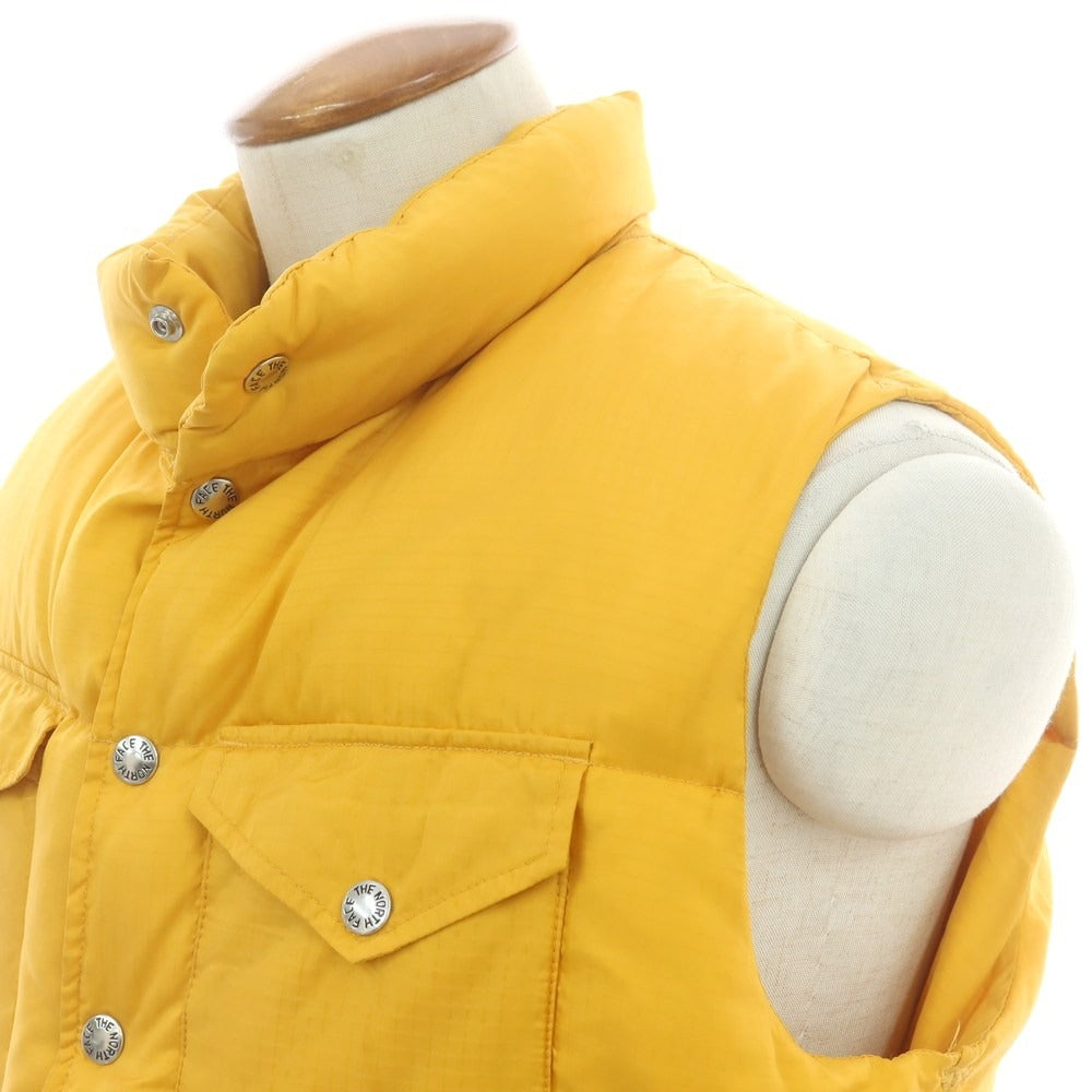 【中古】ザノースフェイスパープルレーベル THE NORTH FACE PURPLE LABEL ナイロン ダウンベスト イエロー【 M 】【 状態ランクC 】【 メンズ 】