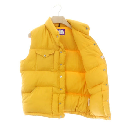 【中古】ザノースフェイスパープルレーベル THE NORTH FACE PURPLE LABEL ナイロン ダウンベスト イエロー【 M 】【 状態ランクC 】【 メンズ 】