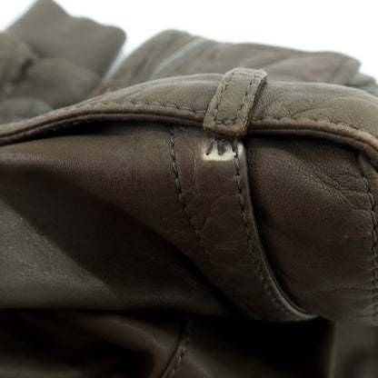 【中古】ニールバレット NEIL BARRETT レザー レザーブルゾン グレイッシュカーキ【 S 】【 状態ランクD 】【 メンズ 】