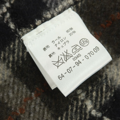 【中古】サルトリアイプシロン SartoriaYpsilon ウール チェック カジュアルジャケット カーキ×ブラック系【 48 】【 状態ランクB 】【 メンズ 】