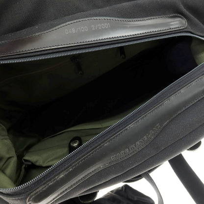 【中古】ビリンガム Billingham キャンバス×レザー ショルダーバッグ ブラック【 状態ランクC 】【 メンズ 】